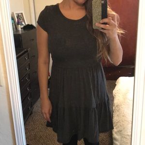 Grey Billabong dress with embroidery back